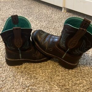 Ariat women’s brown leather boots size 8